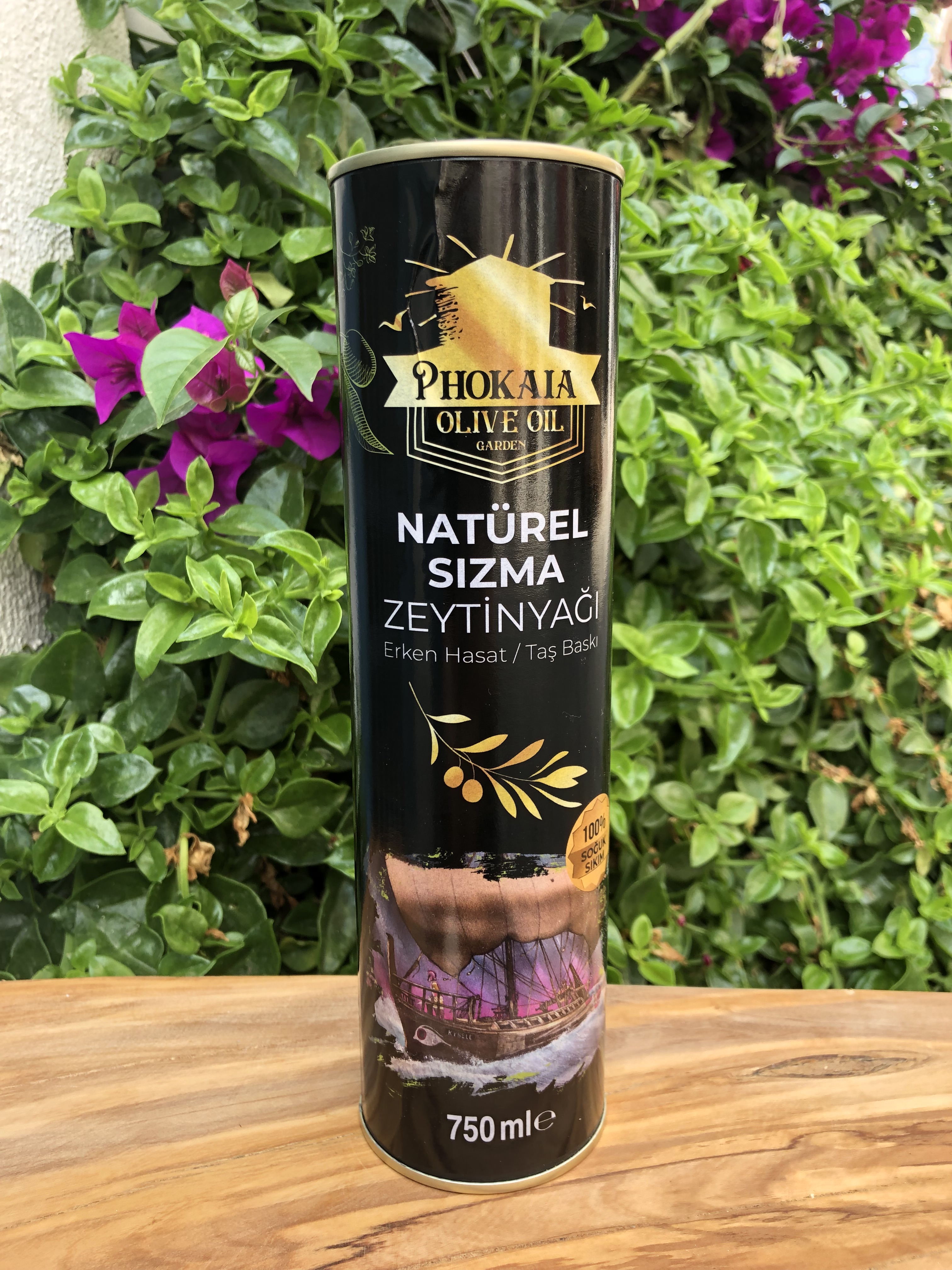 (Phokaia ) Foça Zeytin Yağı Erken Hasat Soğuk Sıkım Sızma 750 ml. Başlangıç.Kuzey Ege Zeytin Yağı
